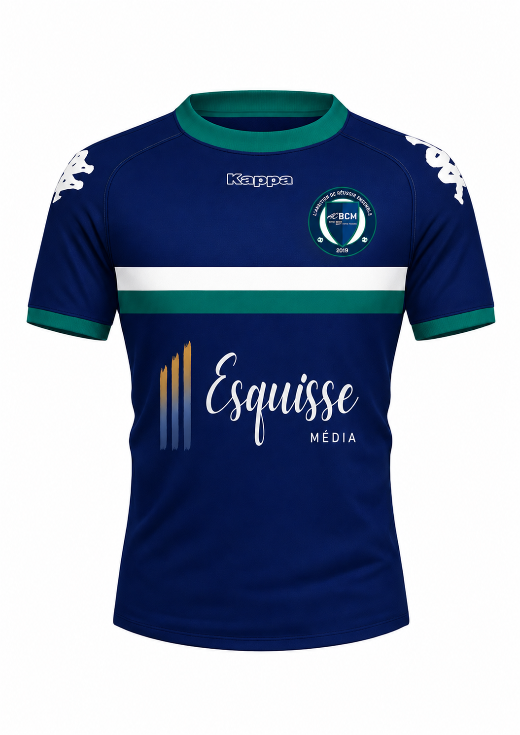 Maillot de l'AGBCM club de football du Loiret